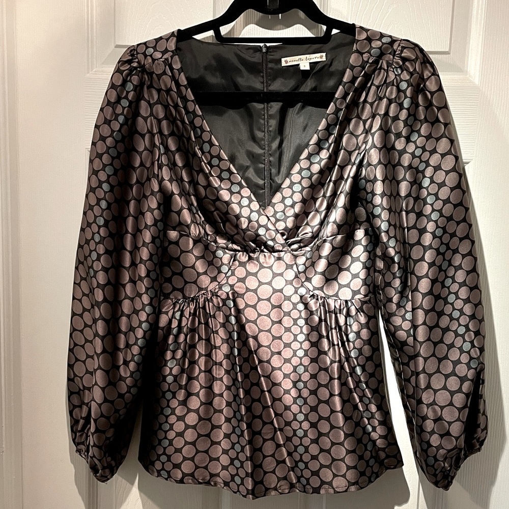 Nanette Lepore 100% Silk Blouse NWOT
